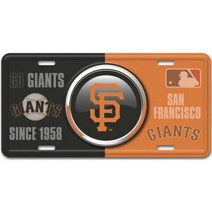 San Francisco Giants MLB Bullseye License Plate